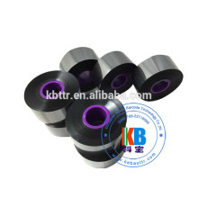 Fita de resina de cera preta 33mm * 600 m compatível Domino impressora fita preta